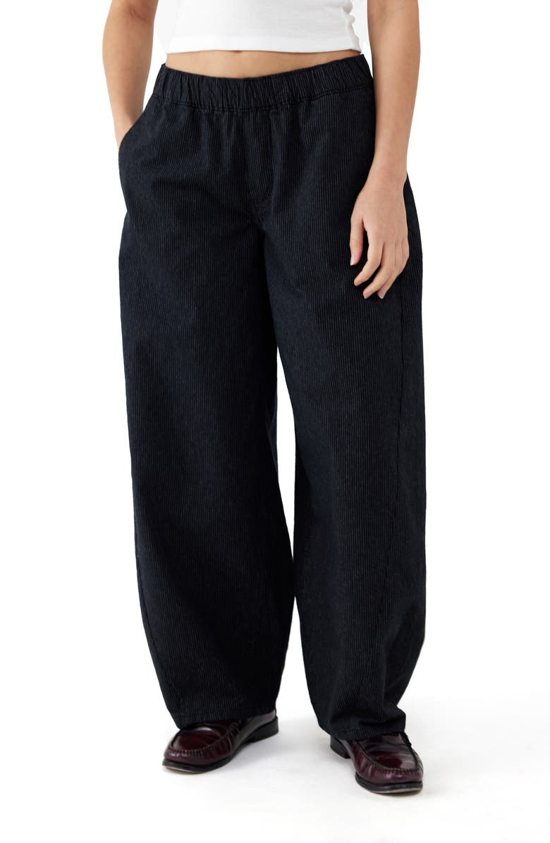 BDG Urban Outfitters Carter Pinstripe Pull-On Low Rise Baggy Pants, Main, color, 