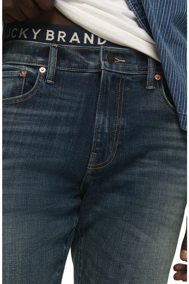 410 Athletic Straight Leg Jeans, Alternate, color, LST WKND BLUE