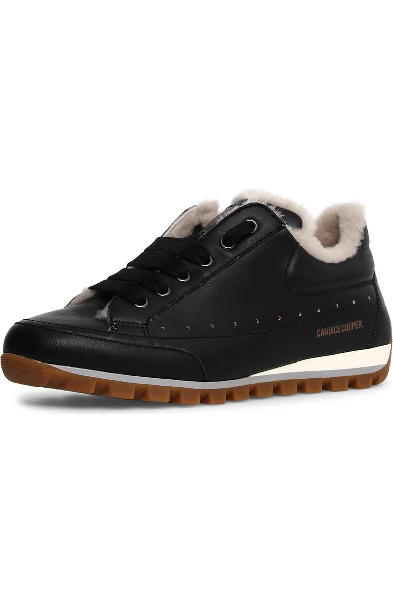 Candice Cooper Runlo Genuine Shearling Lined Sneaker, Main, color,