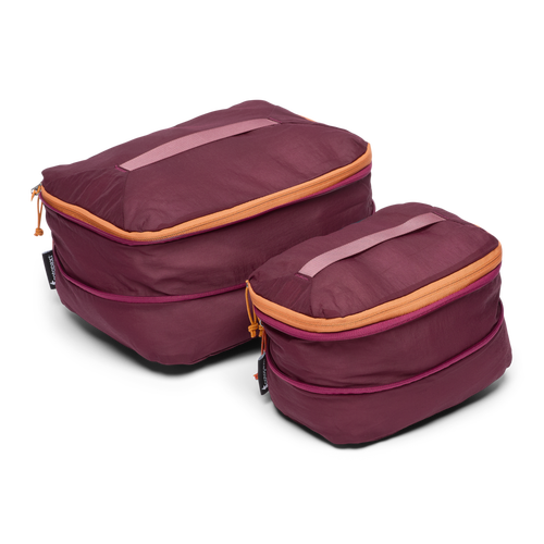Cotopaxi Cubo Expandable Packing Cube Set In Burgundy