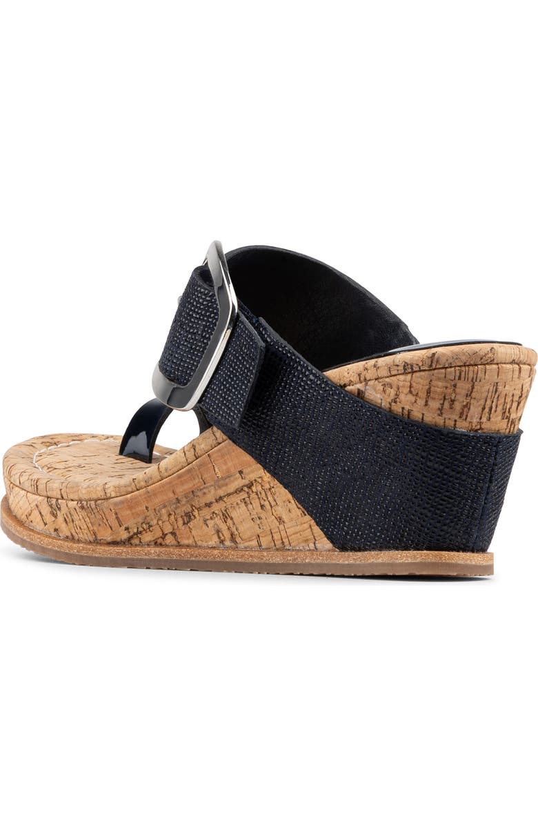 Donald Pliner Joyus Wedge Sandal, Alternate, color, Navy
