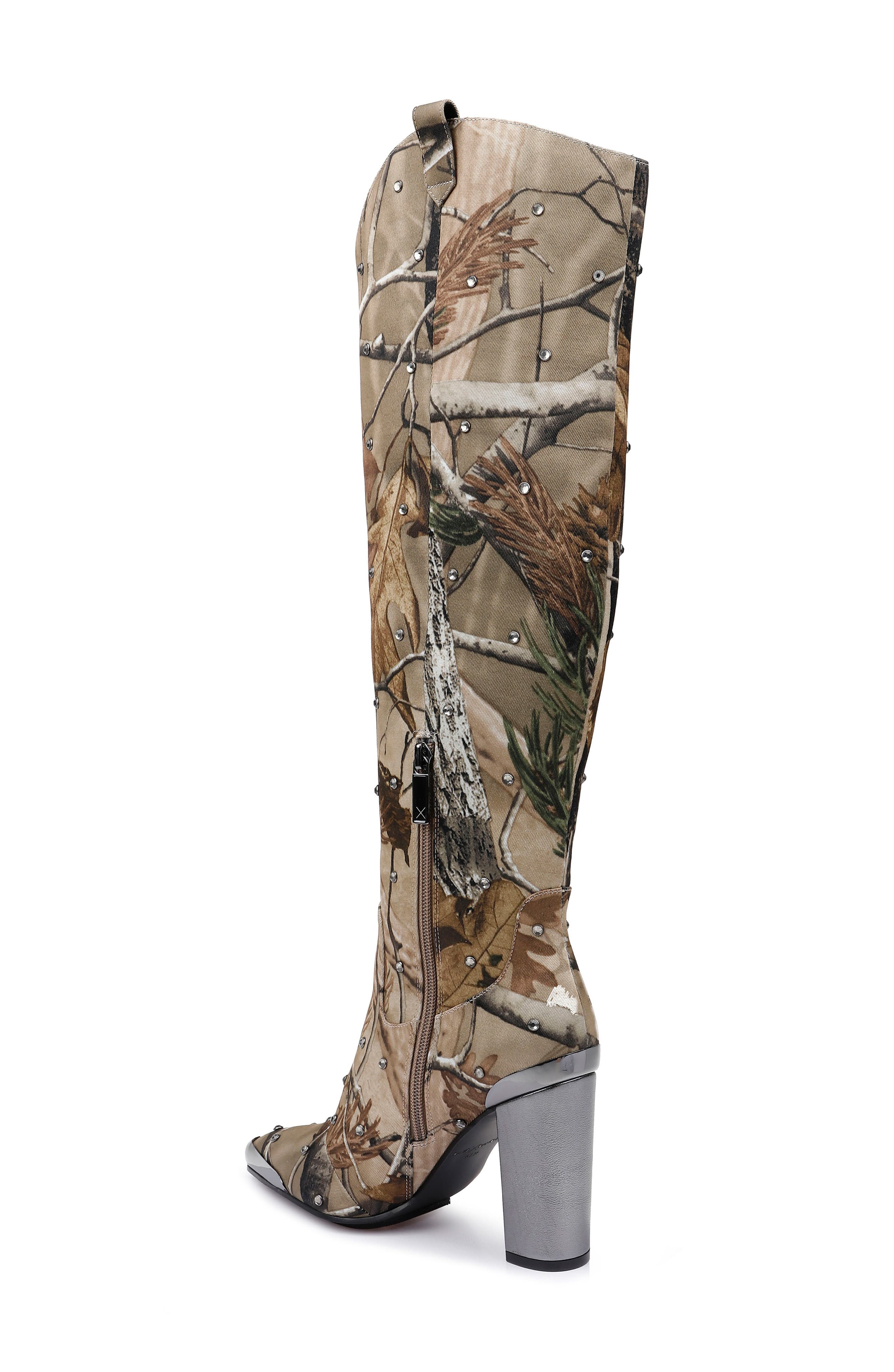 DANIEL X DIAMOND Yellowstone Knee High Pointed Toe Western Boot, Alternate, color, 