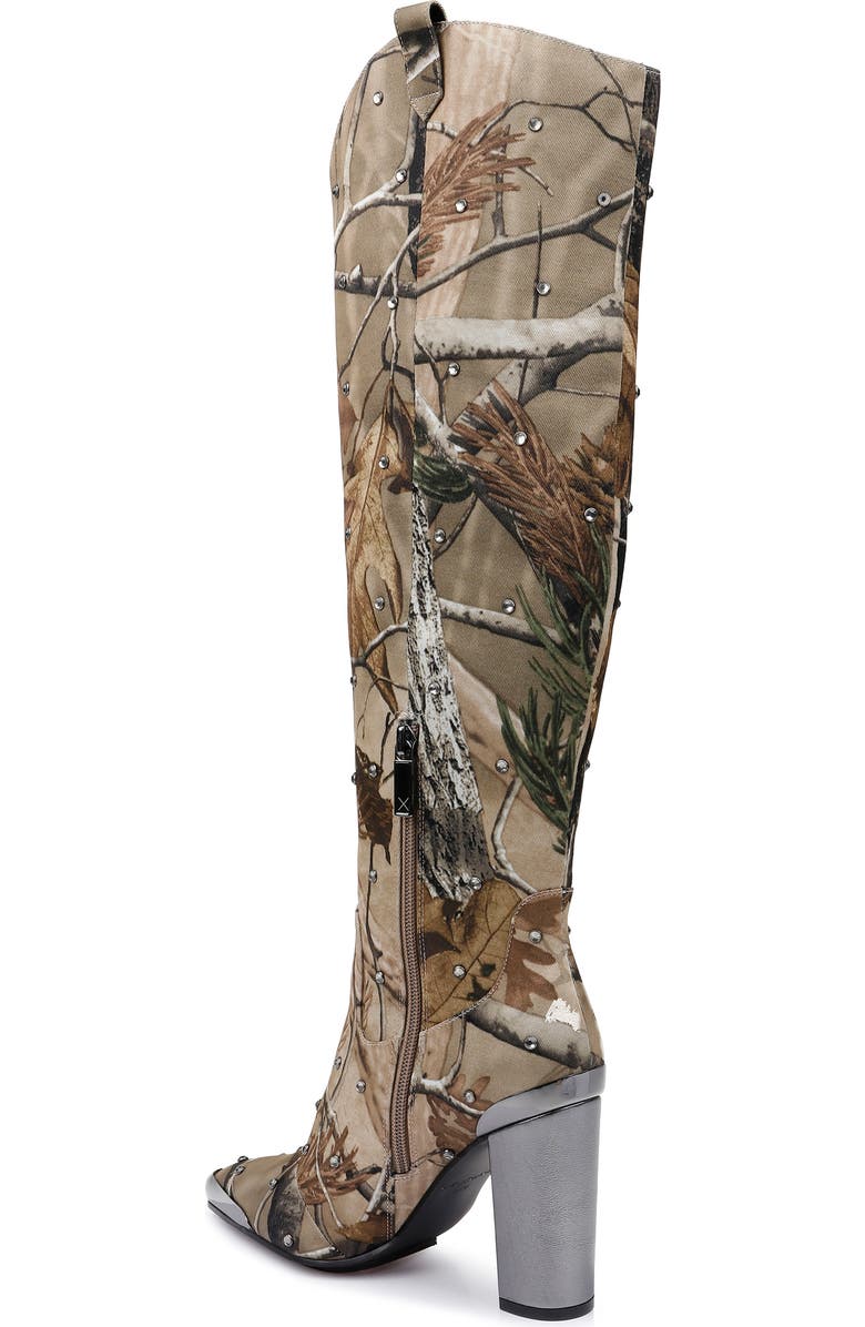 DANIEL X DIAMOND Yellowstone Knee High Pointed Toe Western Boot, Alternate, color,