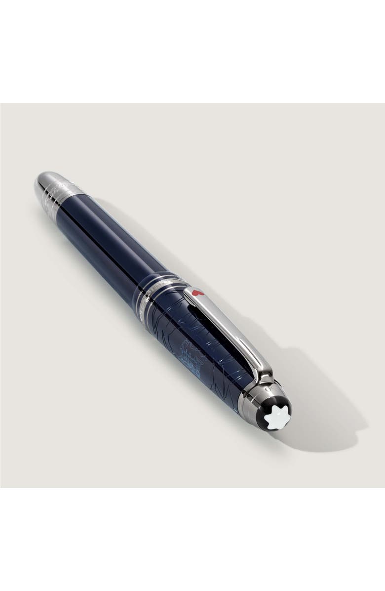 Montblanc Meisterstück Around the World in 80 Days Classique Rollerball Pen, Alternate, color, Blue