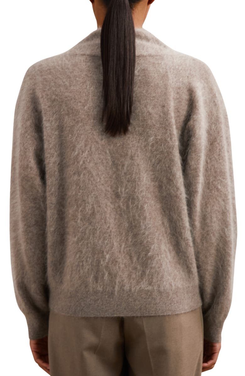 Reiss Milo V-Neck Cashmere Sweater, Alternate, color, Oatmeal Neutral