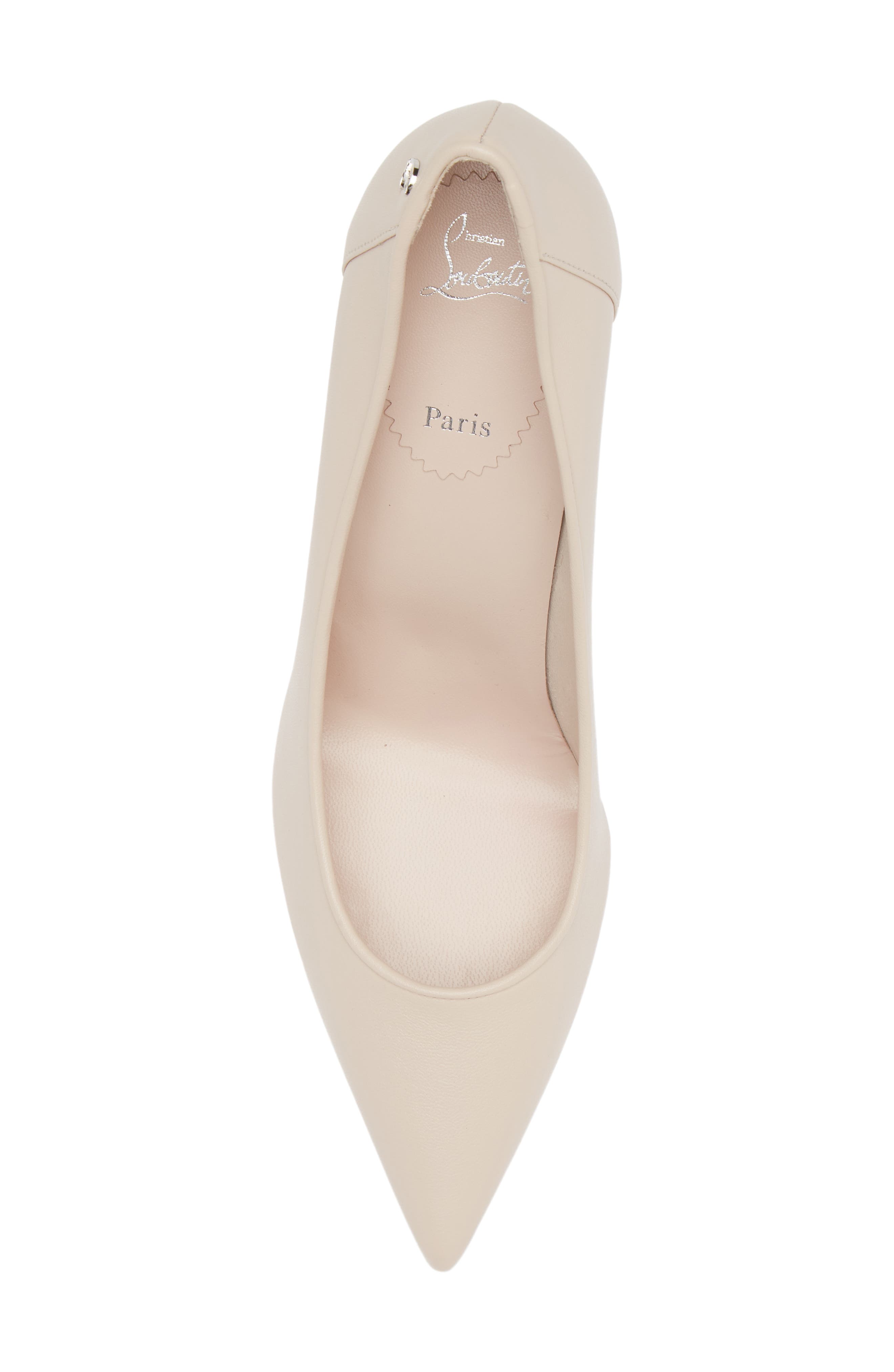 Sporty Kate Pointed Toe Pump, Alternate, color, F608 LECHE/ LIN LECHE
