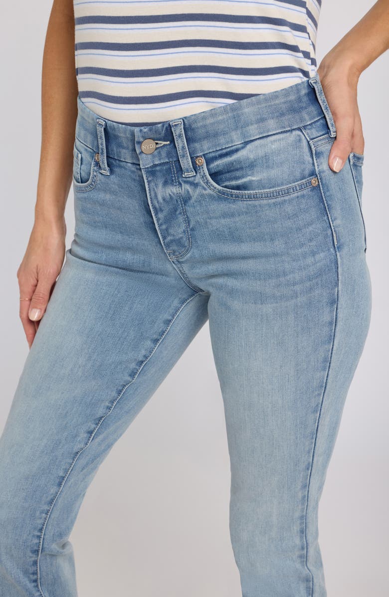 NYDJ Waist Match Marilyn Straight Leg Jeans, Alternate, color, Bloom Bound