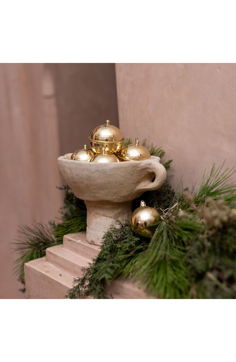 Apartment F Handcrafted Brass Trinket Dish, Alternate, color, 