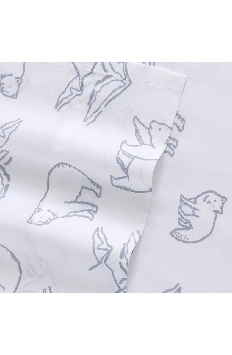 Eddie Bauer Smokey Bear Camp 200 Thread Count 100% Cotton Percale Sheet Set, Alternate, color, Grey