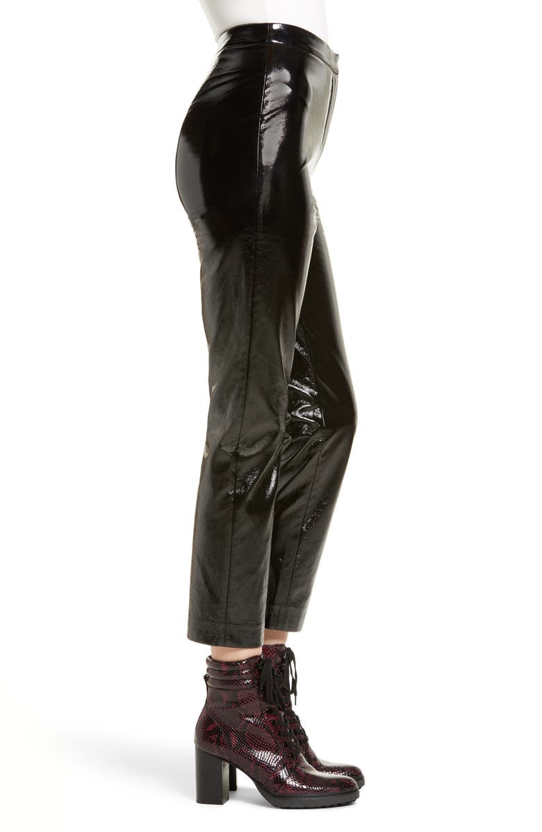 Leith Straight Leg Faux Leather Pants, Alternate, color,