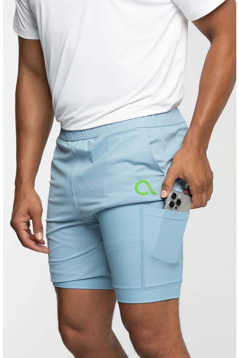 Momentum Pickleball Shorts, Alternate, color, Glacier