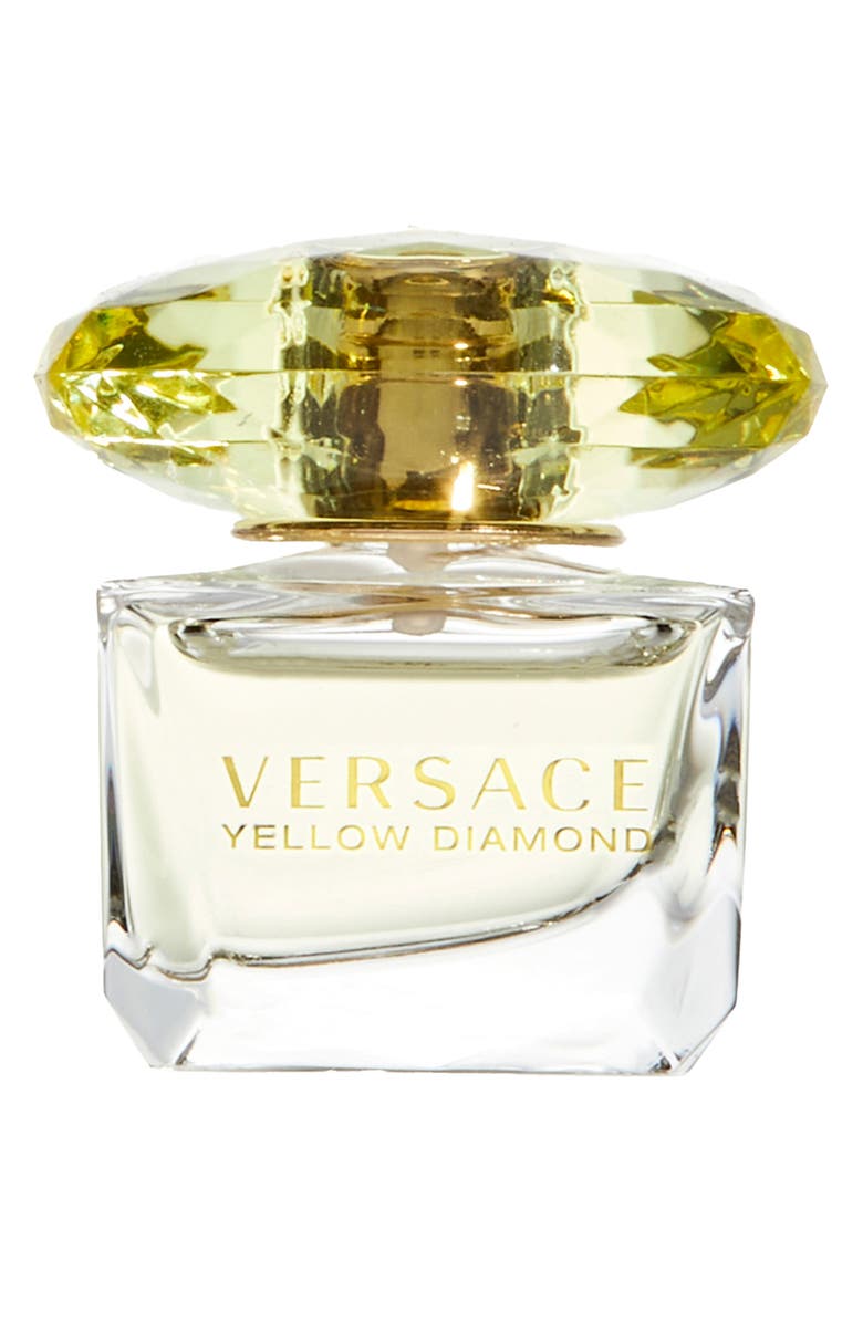 Versace Deluxe Size Yellow Diamond Mini Eau de Toilette, Main, color, 