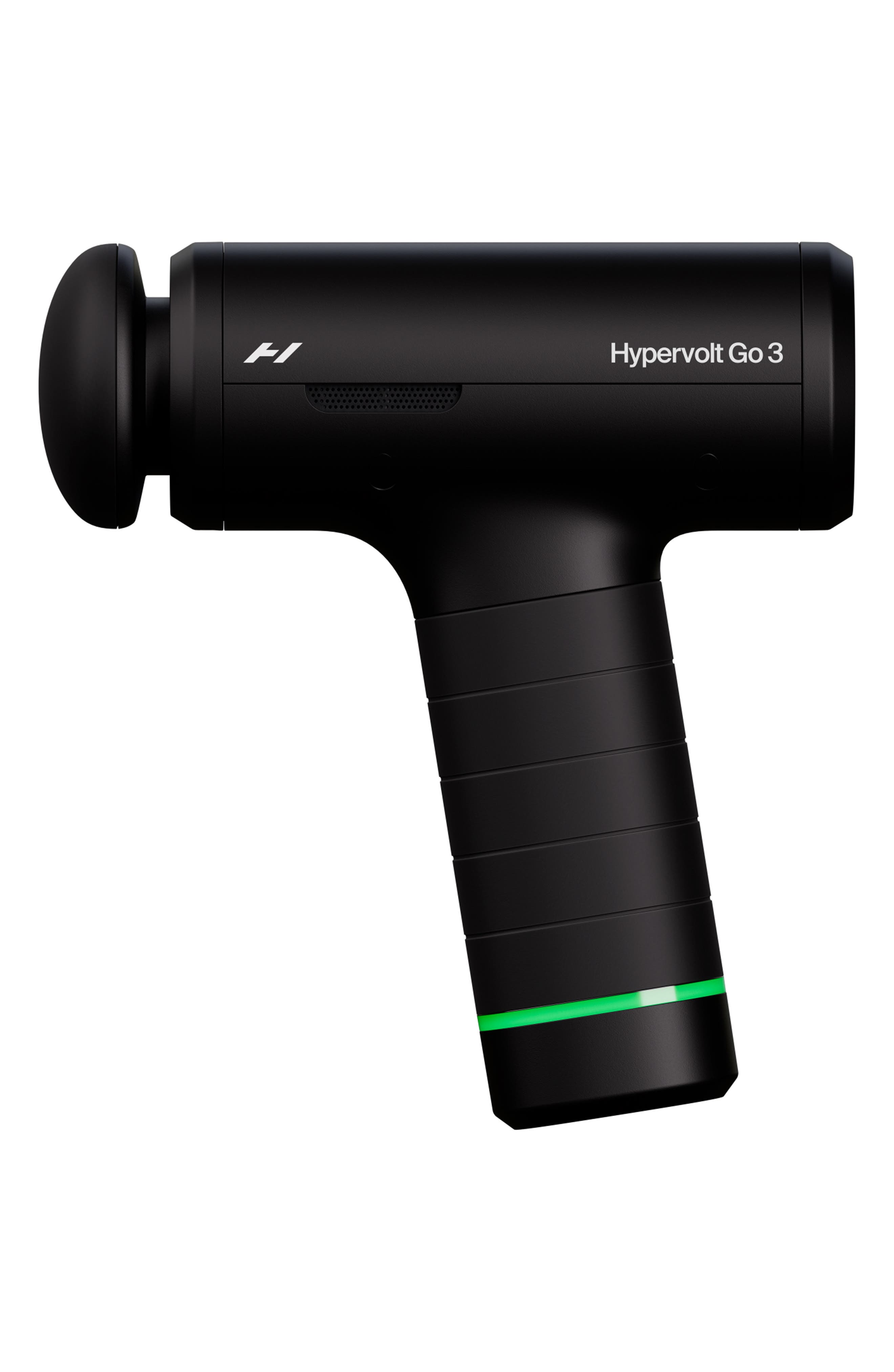 Hyperice Hypervolt Go 3 Percussion Massage Device, Main, color, Black