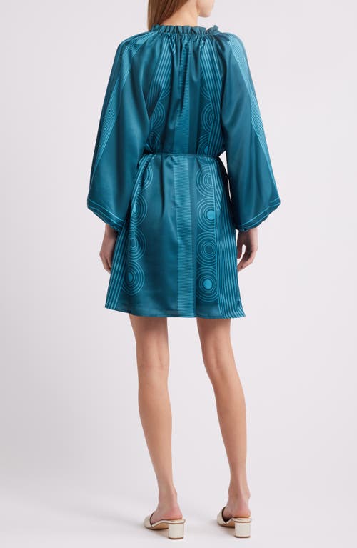 CIEBON CIEBON RITZ TIE WAIST LONG SLEEVE DRESS