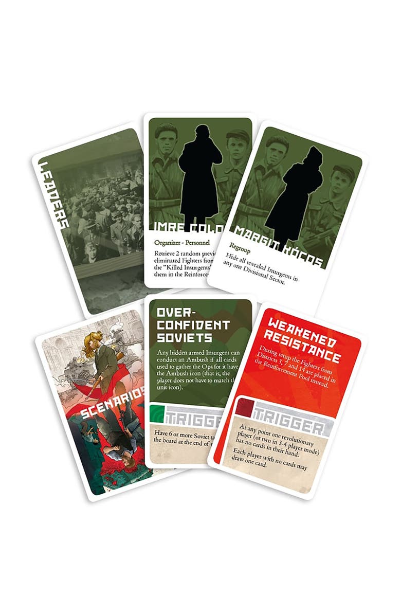 Mighty Boards Days & Nights Red Army Expansion Card Pack Add On 28 Miniatures, Alternate, color, Multicolored