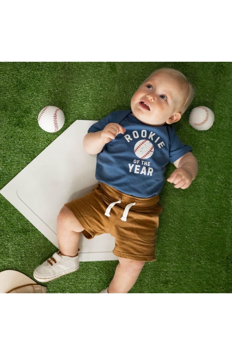Sweet Wink Rookie of the Year Short Sleeve Bodysuit, Alternate, color, Indigo