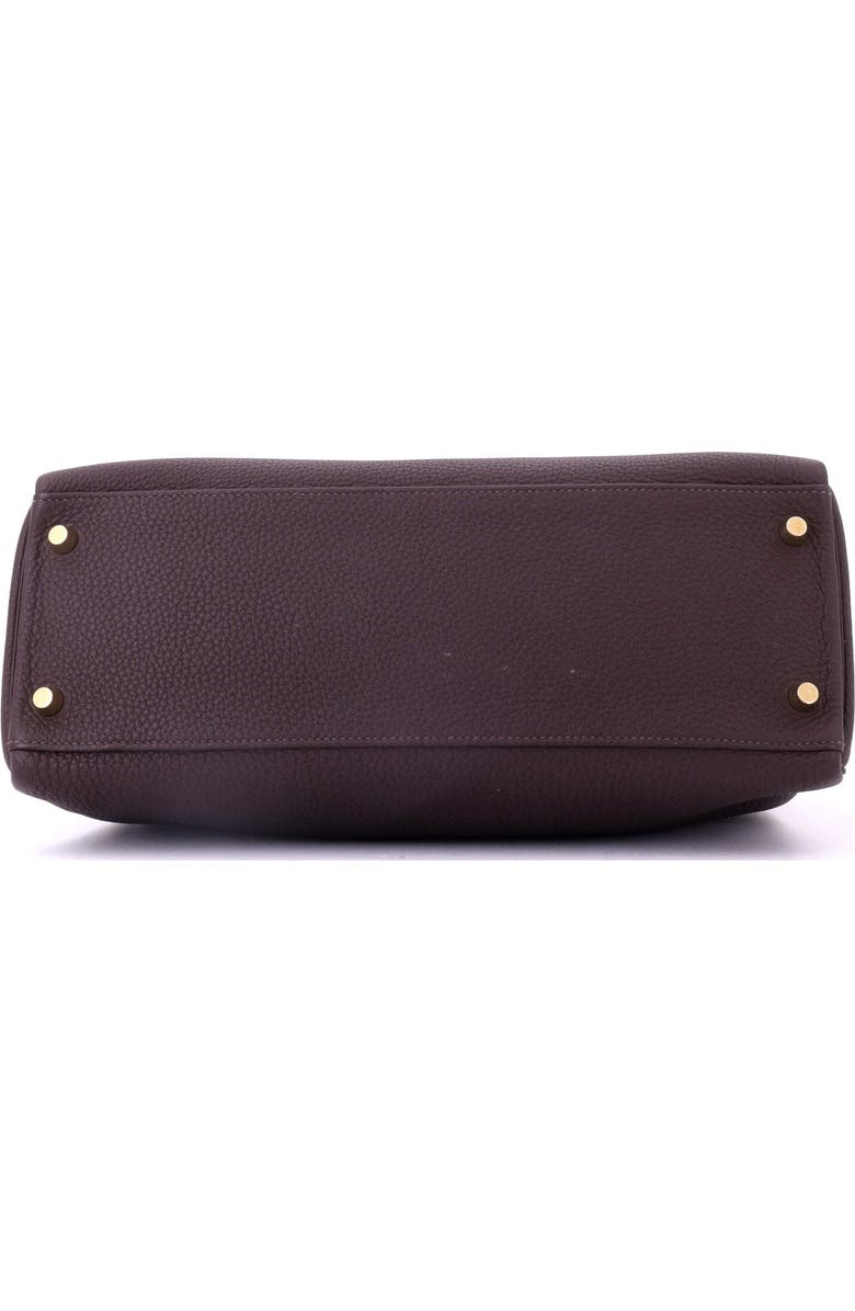 Pre-Owned Hermes Kelly Handbag Brown Togo with Gold Hardware 32, Alternate, color, Havane