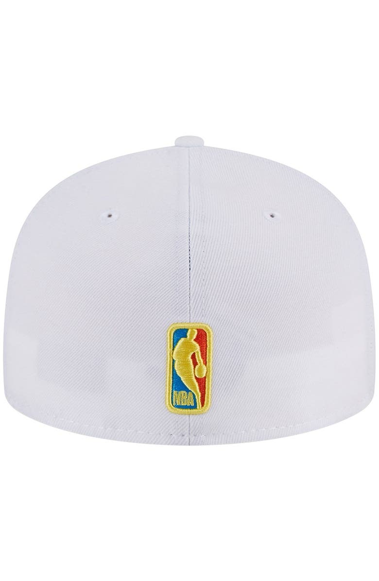 New Era Men's New Era White New York Knicks 59FIFTY Fitted Hat, Alternate, color, 