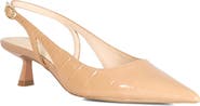 Dune London Cyan Slingback Pointed Toe Kitten Heel Pump