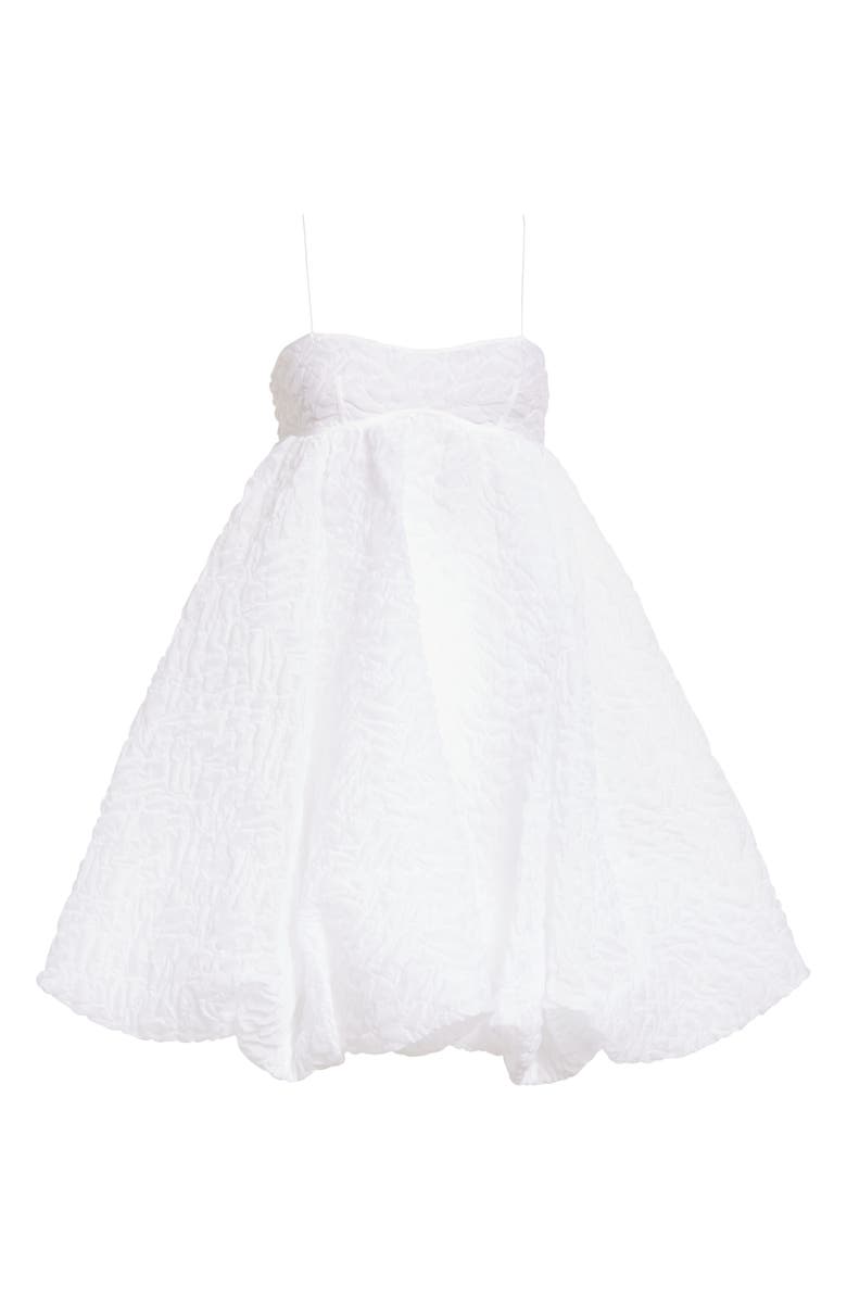 Cecilie Bahnsen Sunni Nimbus Matelassé Dress, Alternate, color, White