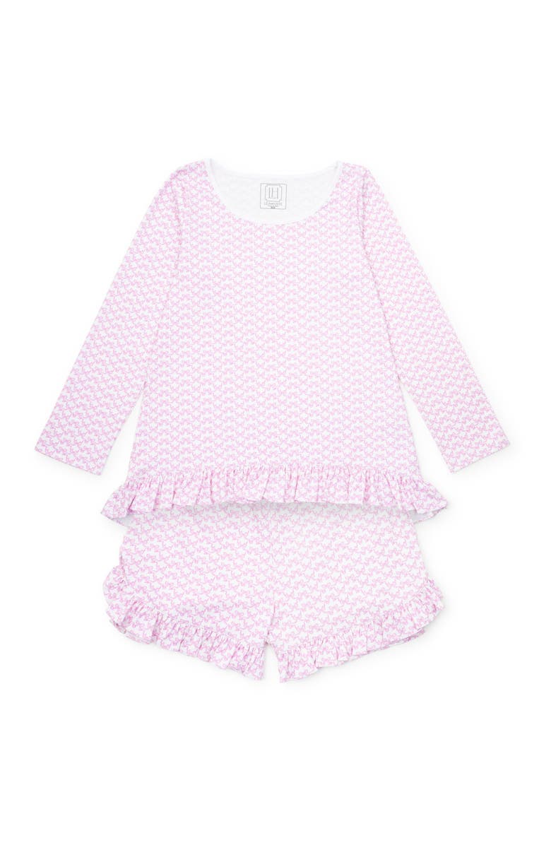 Lila and Hayes Kathryn Women's Pajama Short Set, Main, color, Pretty Pink Bows