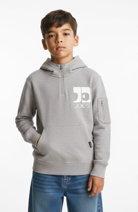 Kids' Quarter Zip Fleece Hoodie