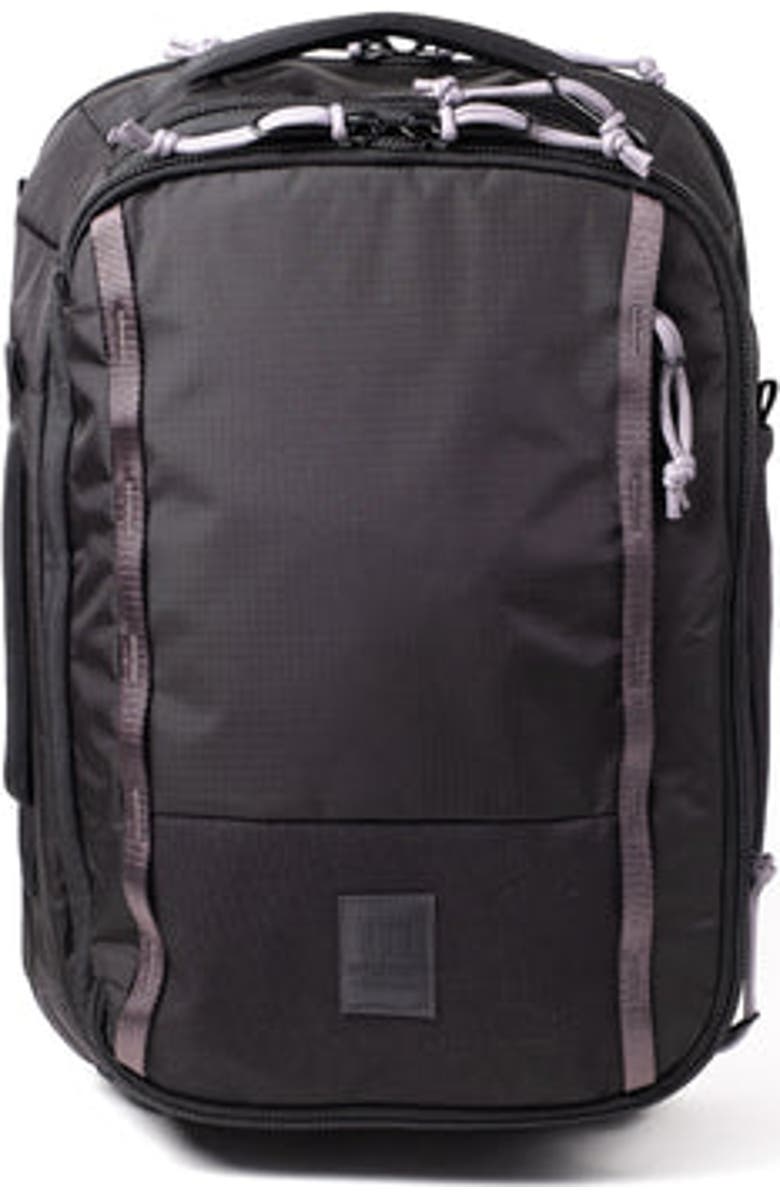 Topo Designs Global Travel Backpack, Main, color, Black/Black