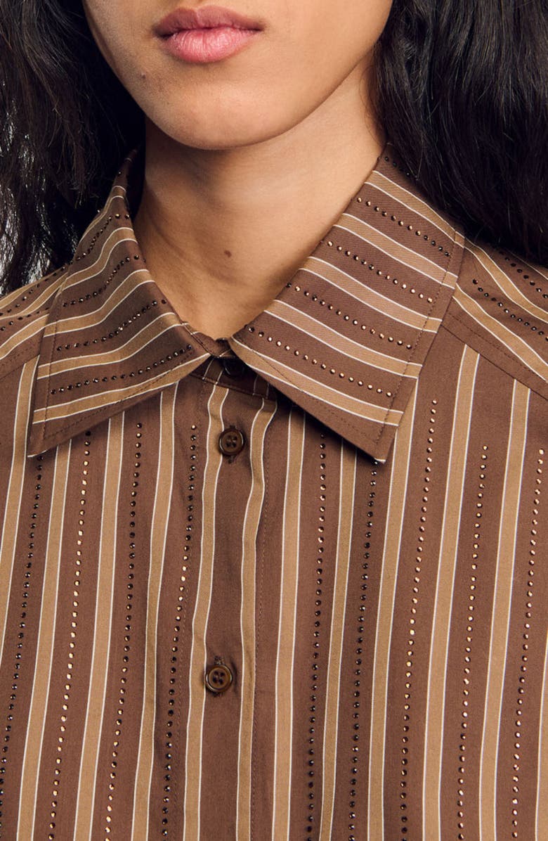 SANDRO Oversized shirt, Alternate, color, 