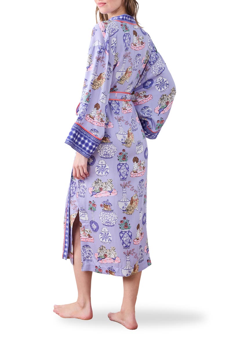 Satin Robe, Alternate, color, LAVENDER GLAZE