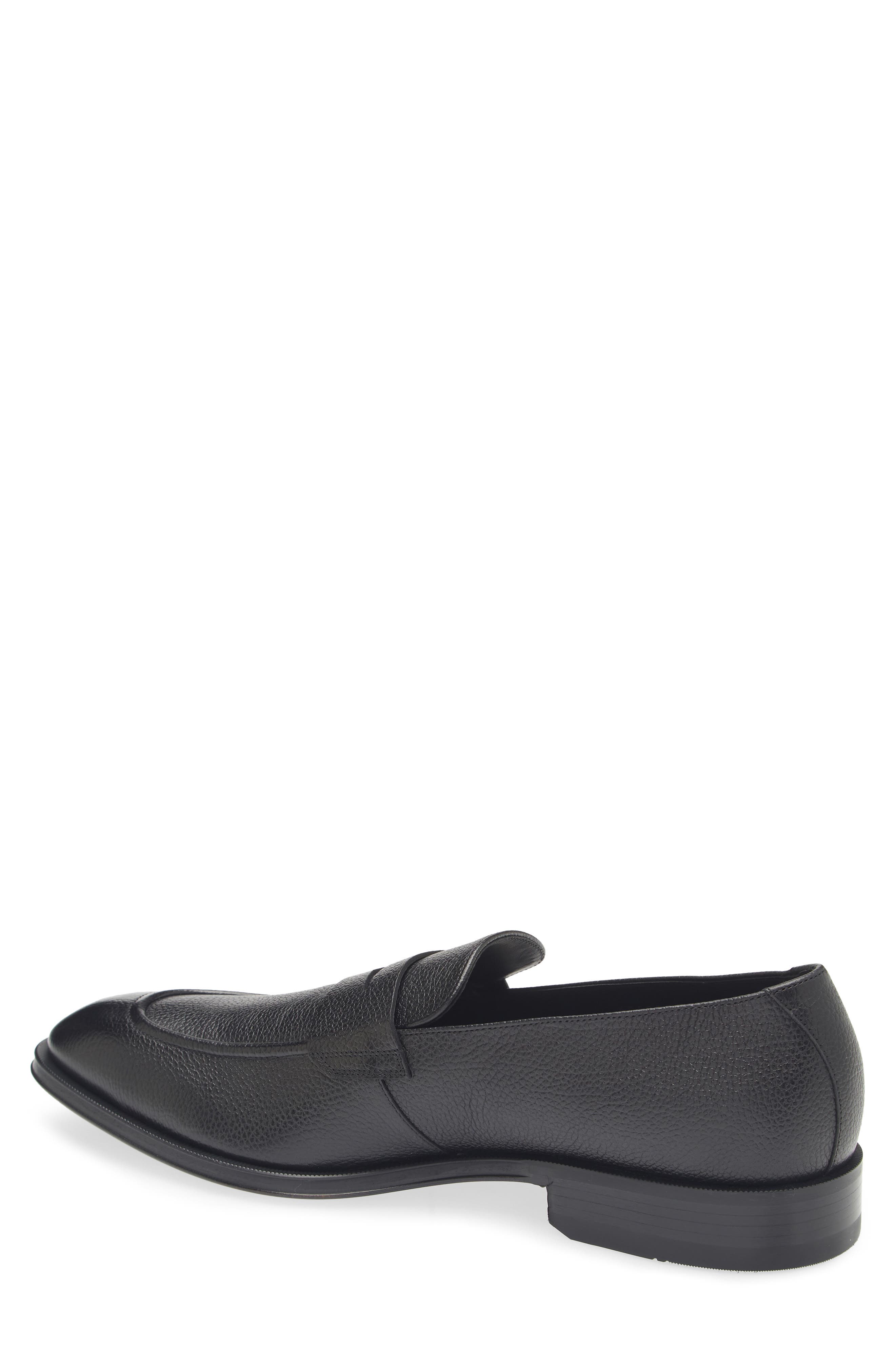 BOSS Derrek Penny Loafer, Alternate, color, Black