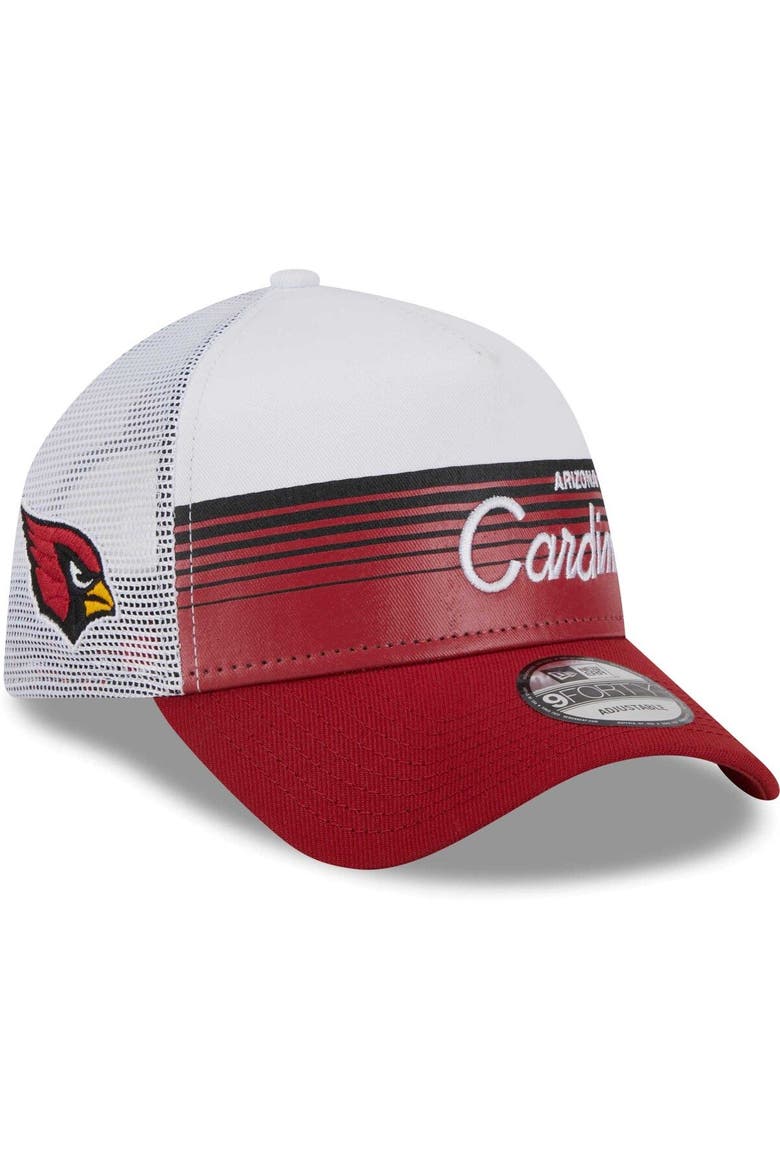 Men's New Era Cardinal Arizona Cardinals Horizon A-Frame 9FORTY Snapback Hat, Main, color, Cardinal