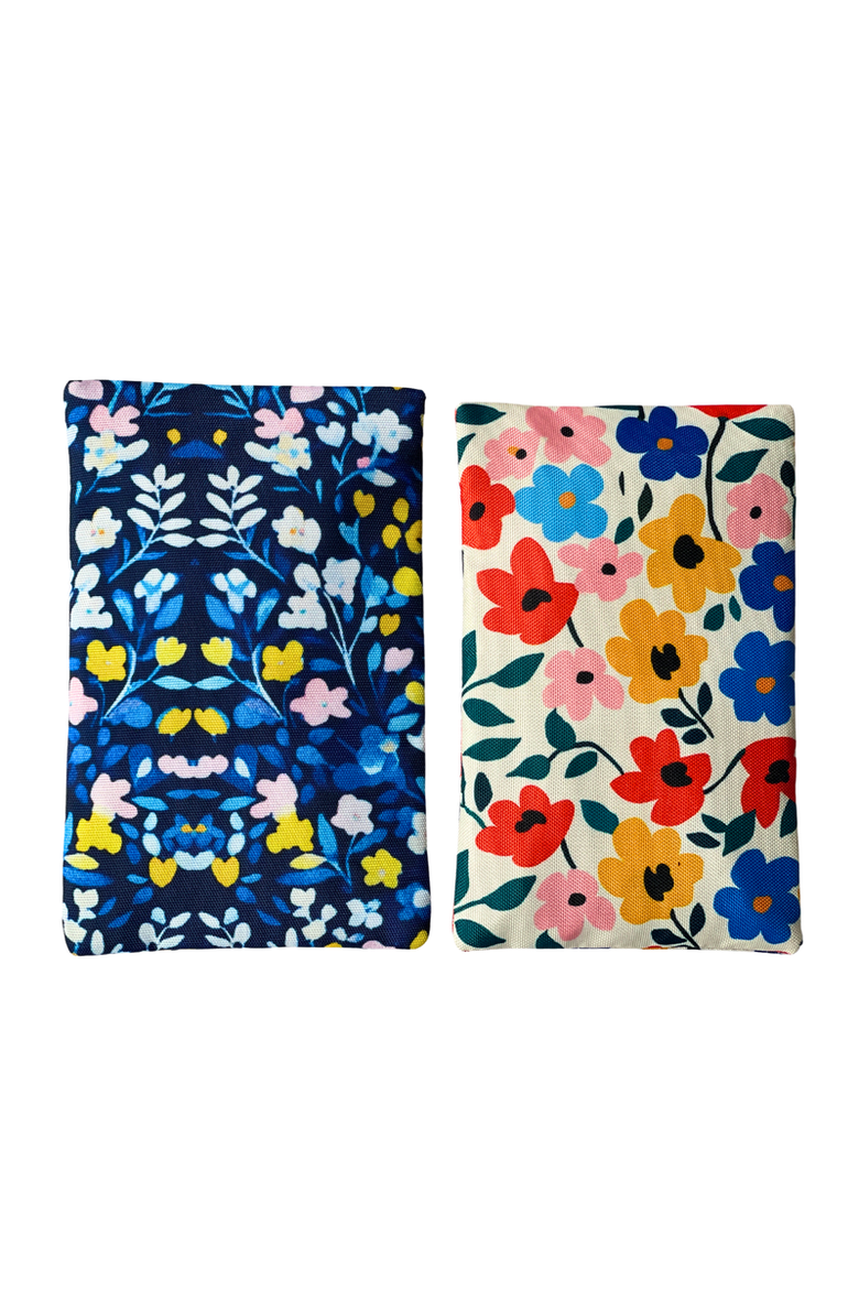 No-Sweat Gel Ice Packs in Fabric Sleeve - 2 Pack, Alternate, color, Floral
