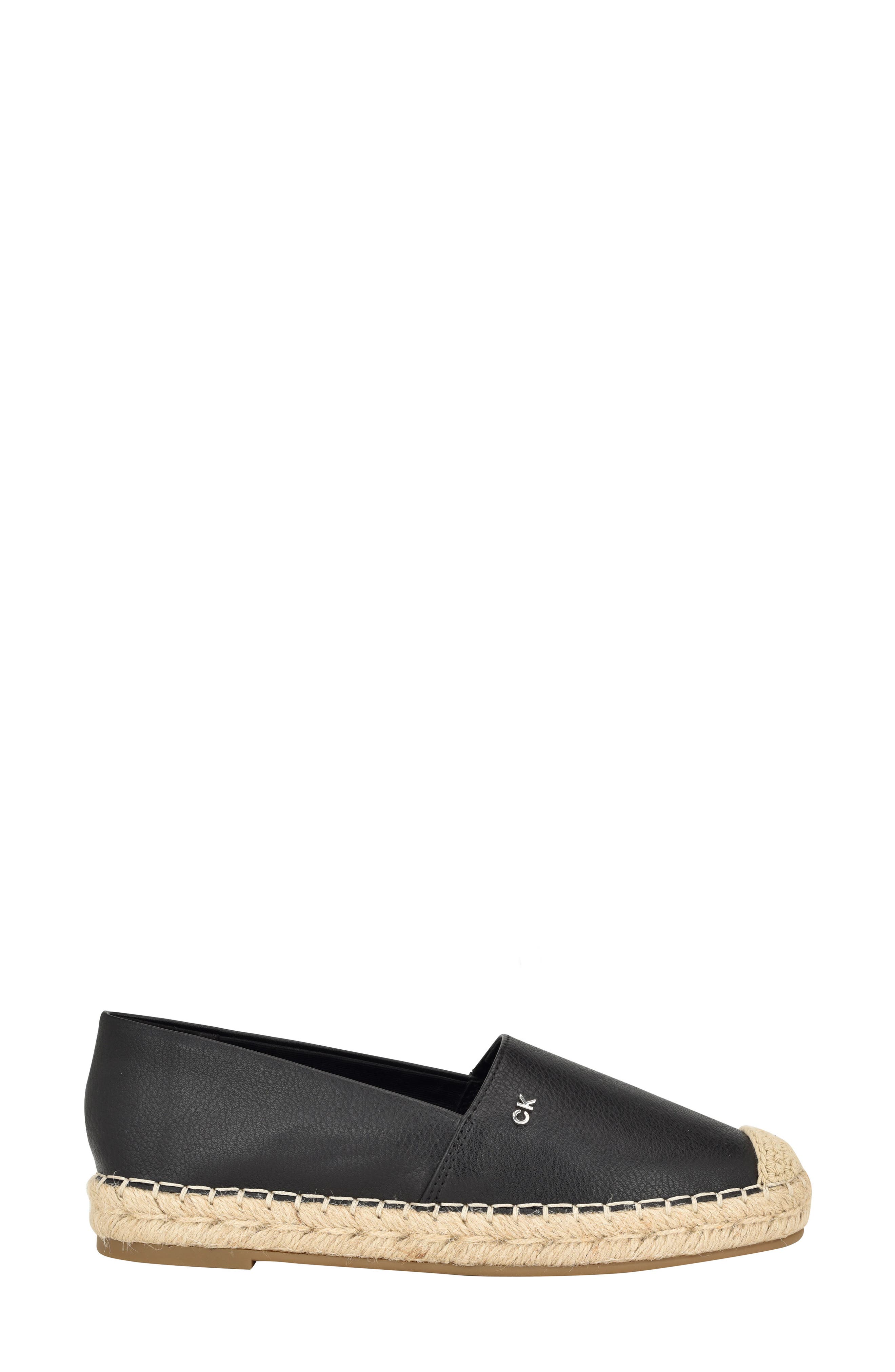 Popular Espadrille Flat, Alternate, color, BLACK