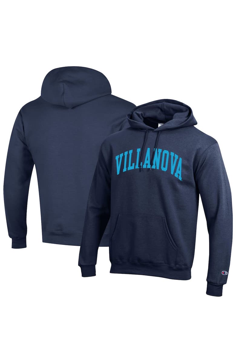 Champion Men's Champion  Navy Villanova Wildcats Basic Arch Fleece Pullover Hoodie, Main, color, 