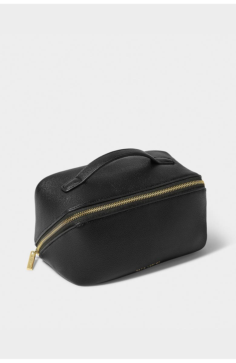 Katie Loxton Medium Make Up and Toiletry Bag, Main, color, Black