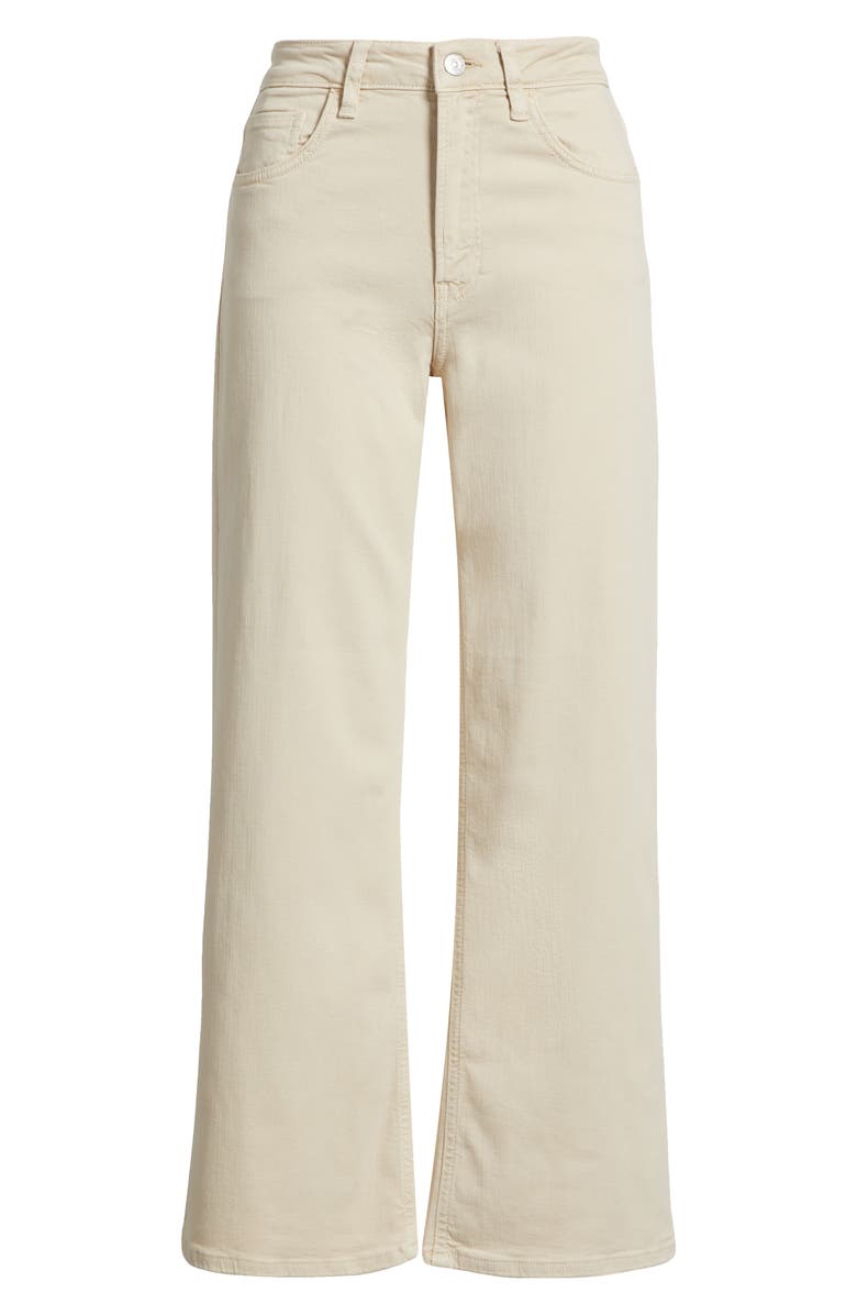 Mavi Jeans Alexa High Waist Wide Leg Jeans, Alternate, color, Champagne Flex Blue