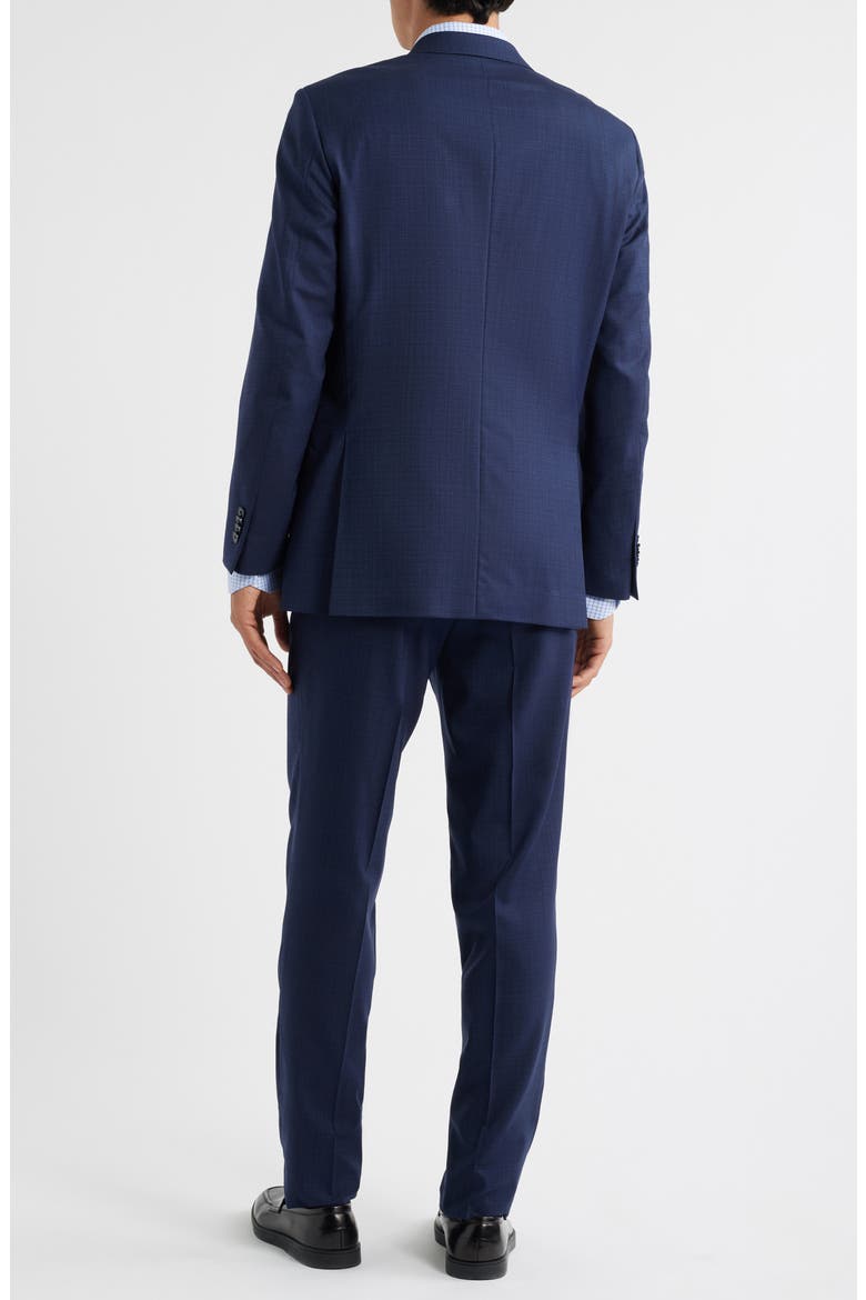 Flynn Classic Fit Solid Wool Suit, Alternate, color, NAVY