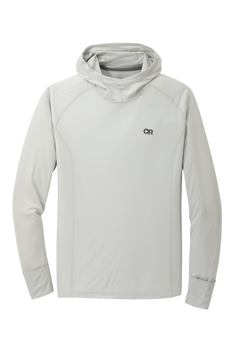 Men's Echo Performance Hoodie, Main, color, PEBBLE