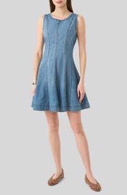 RM Rebecca Minkoff Fit and Flare Denim Dress