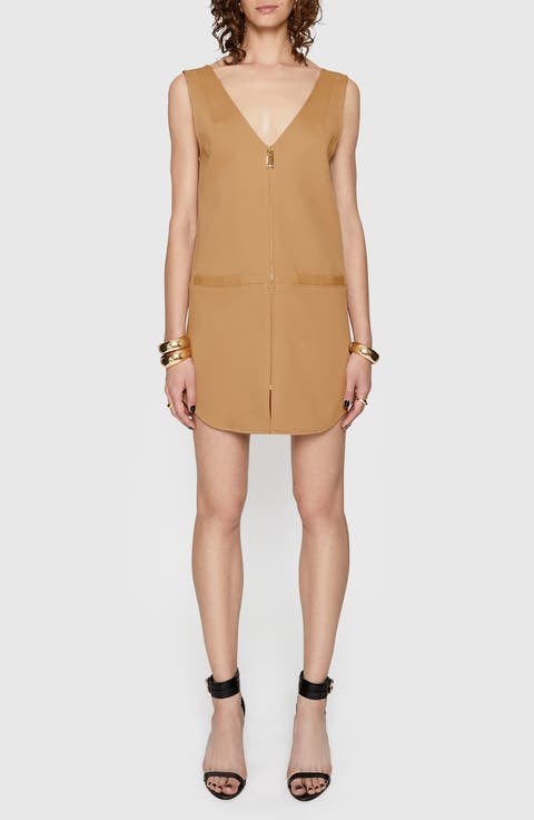 Adrian Sleeveless Zip-Up Dress
