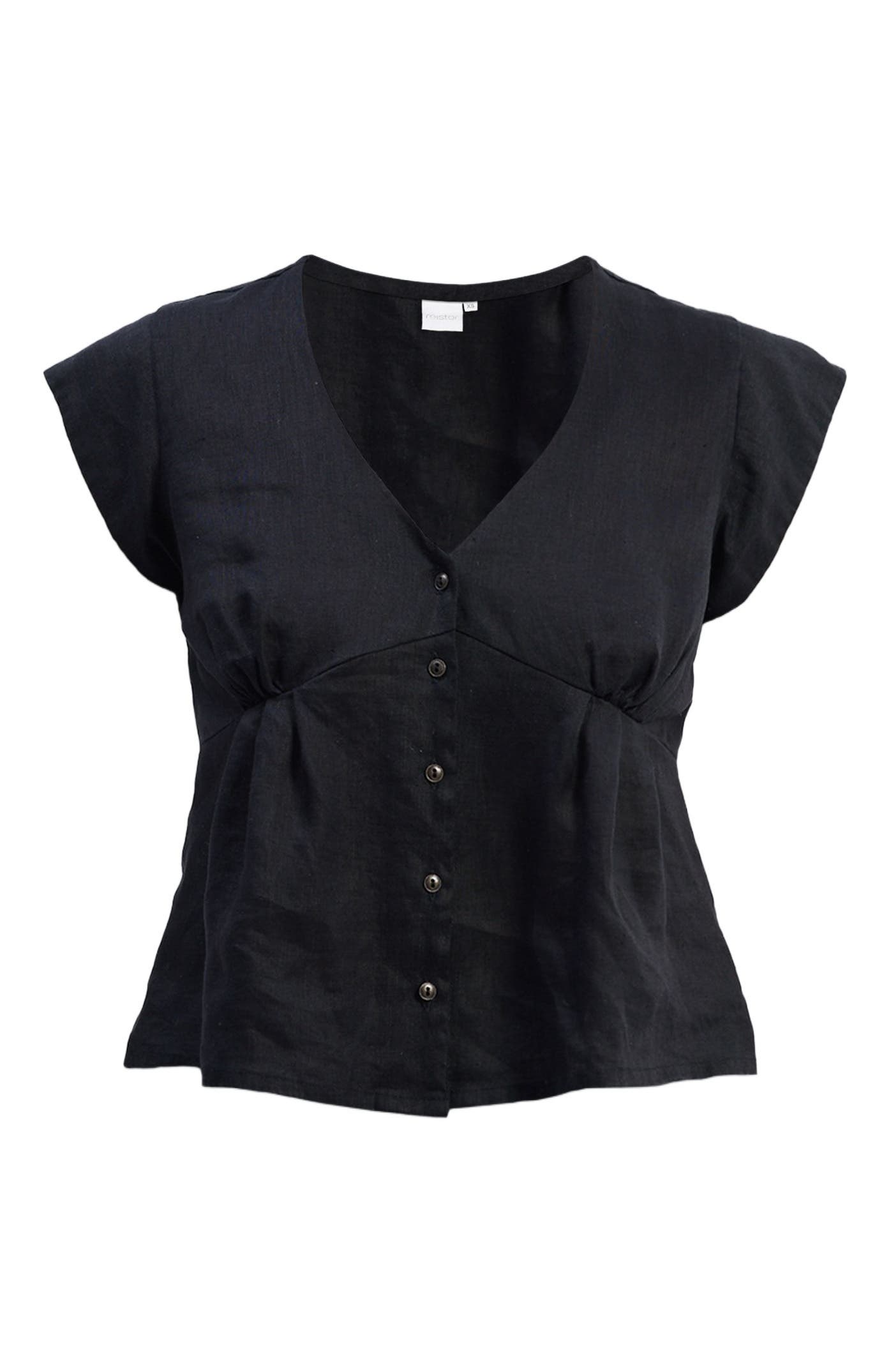 Deep V-neck Short Top - image 2