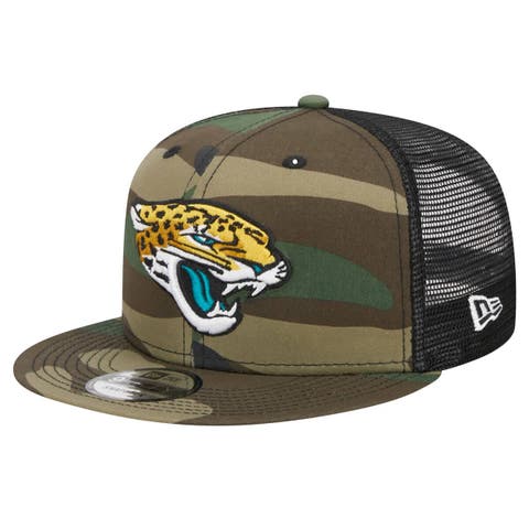 Men's New Era Camo Jacksonville Jaguars  Main Trucker 9FIFTY Snapback Hat