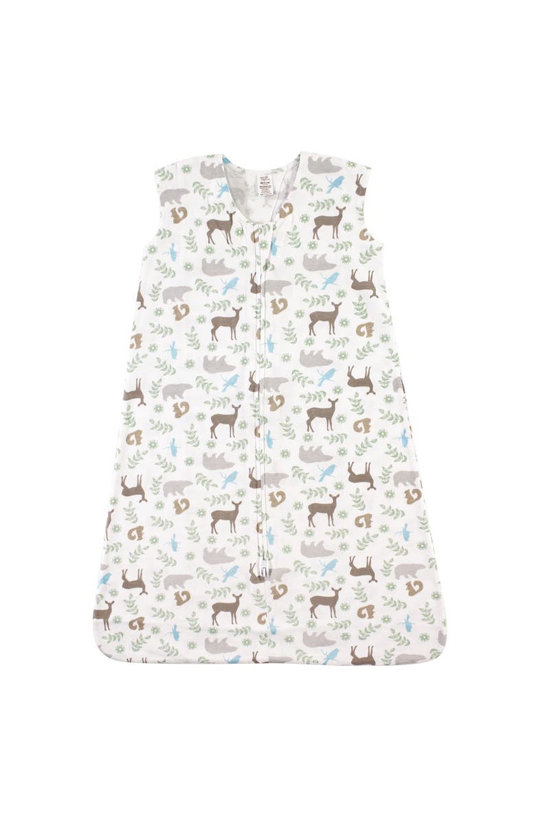 Touched by Nature Organic Cotton Sleeveless Wearable Sleeping Bag, Sack, Blanket, Main, color, Forest