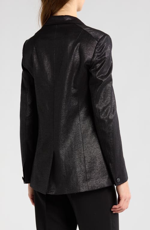 Rag & Bone Margot One-button Blazer In Blackshine