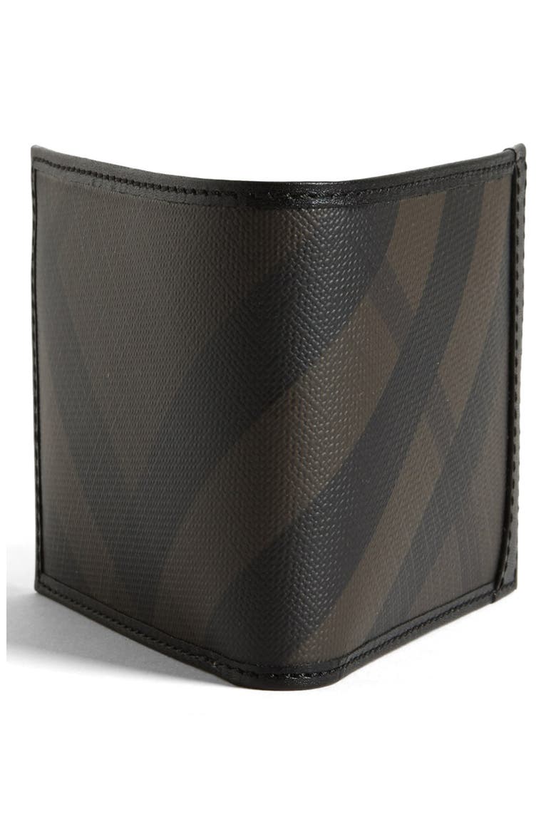 Check Print Wallet, Main, color, CHOCOLATE