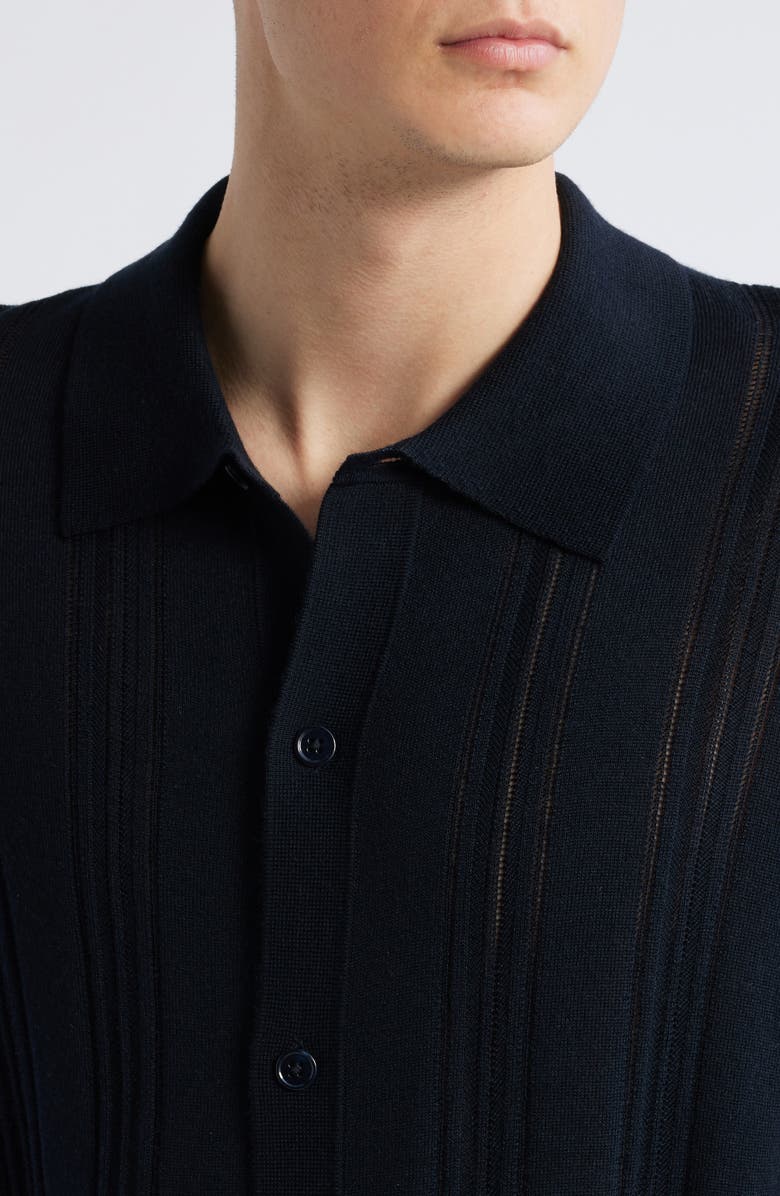 NN07 Thor Short Sleeve Cardigan, Alternate, color, Deep Navy