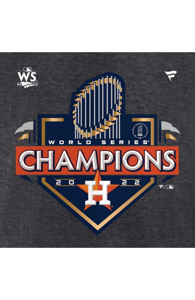 FANATICS Men's Fanatics Branded Heather Charcoal Houston Astros 2022 World Series Champions Locker Room Big & Tall T-Shirt, Alternate, color, 