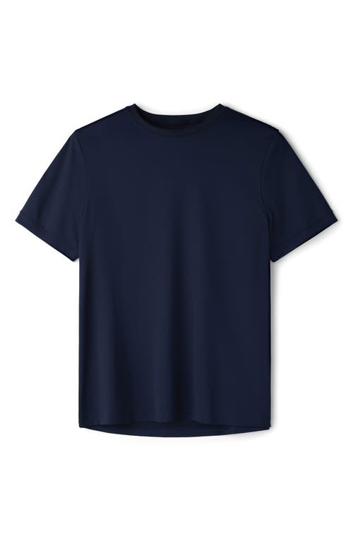 Rhone Waffle Tech Crew T-shirt In Blue