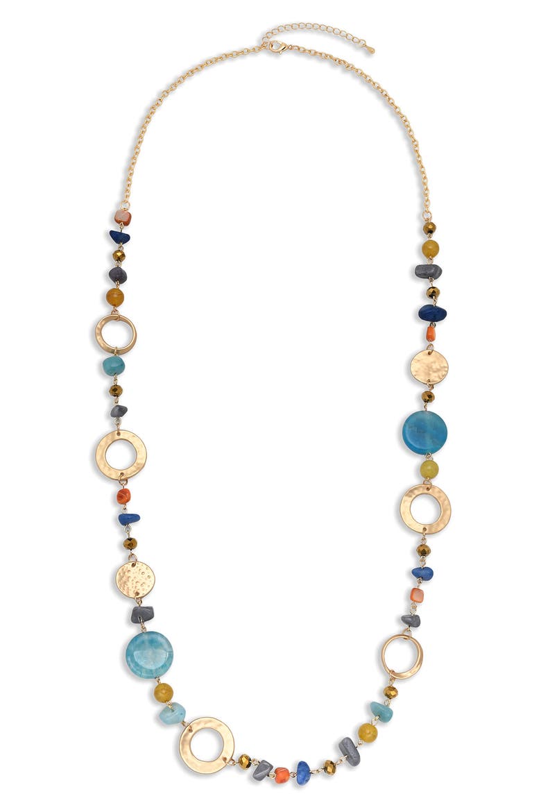 Maya Necklace, Alternate, color, GOLD