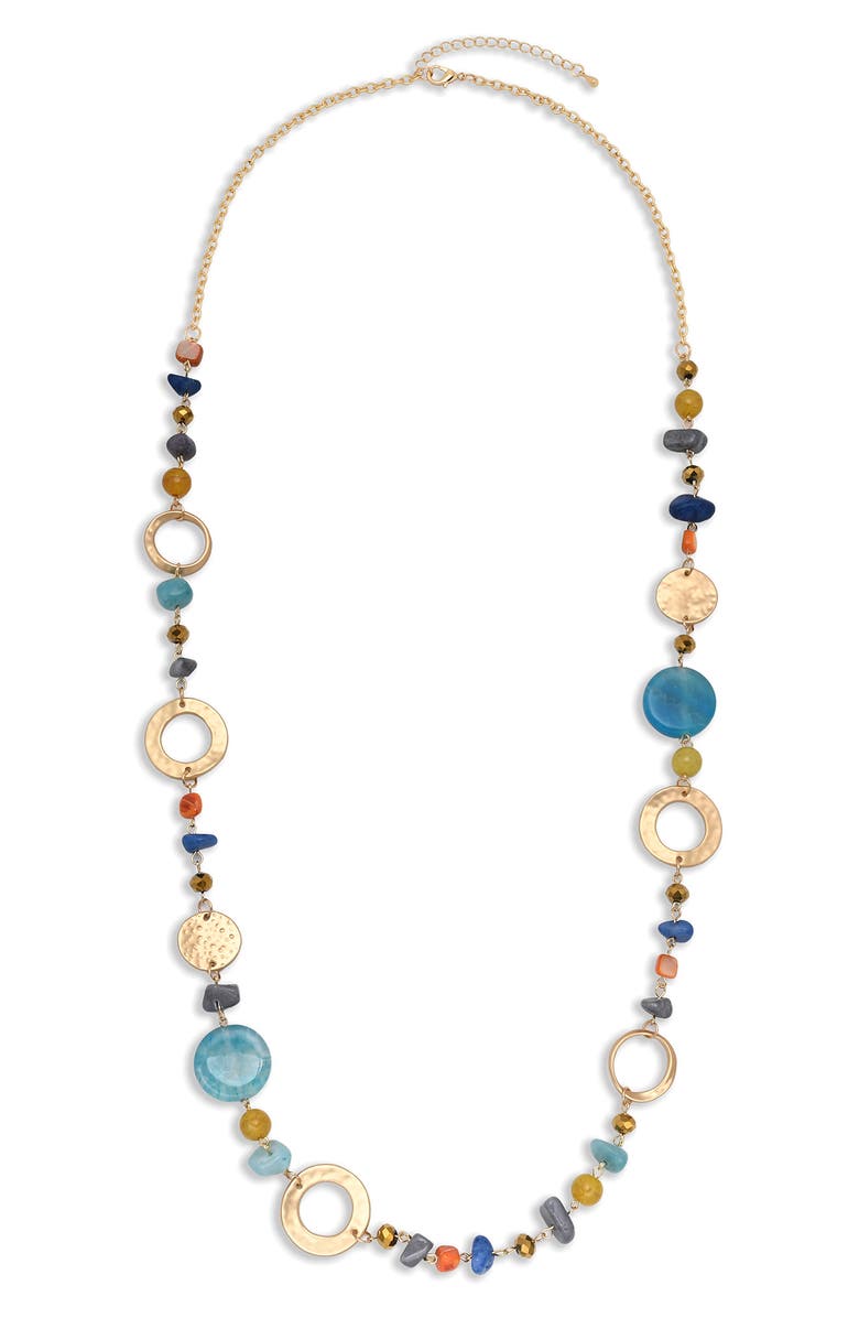 EYE CANDY LOS ANGELES Maya Necklace, Alternate, color, Gold